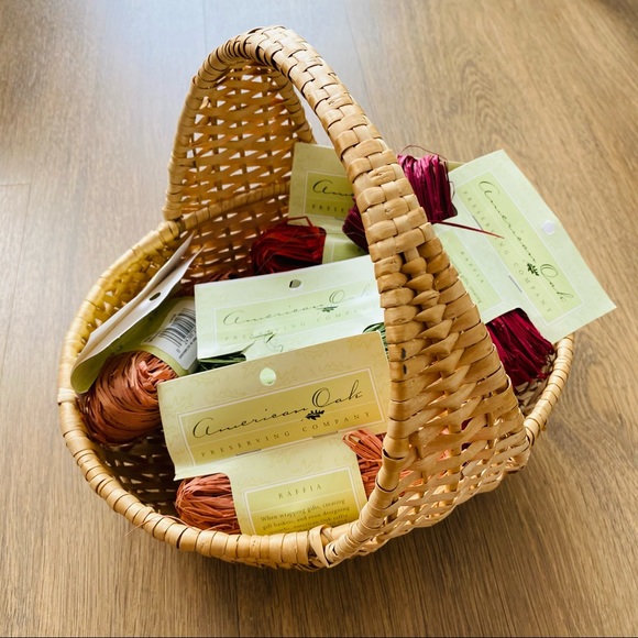 Woven Handmade Rattan Cradle Basket Home Decor - Picture 9 of 14